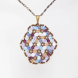 Pendant 40cm - Shea Oval-Bronze Chain - Pendant 40cm - Laiton bronze